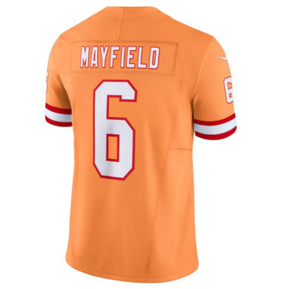 TB.Buccaneers #6 Baker Mayfield Orange Baker Mayfield F.U.S.E. Limited Stitched American Football Jerseys - Main View