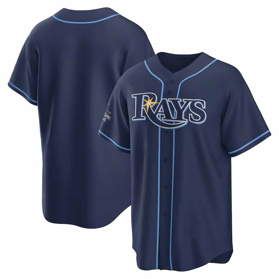 Tampa Bay Rays 2025 All-Star Game Jersey Away Replica Jersey - Navy Stitched Baseball Jersey - Main View