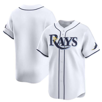 Tampa Bay Rays Blank White Home Limited Stitched Baseball Jersey - Main View