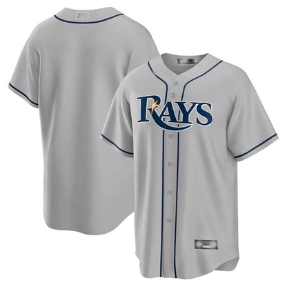 Tampa Bay Rays  Gray Road Replica Team Jersey Baseball Jerseys - Main View