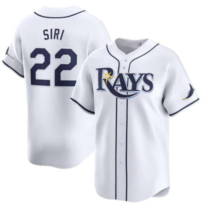 Tampa Bay Rays #22 Jose Siri White Home Limited Stitched Baseball Jersey - Main View