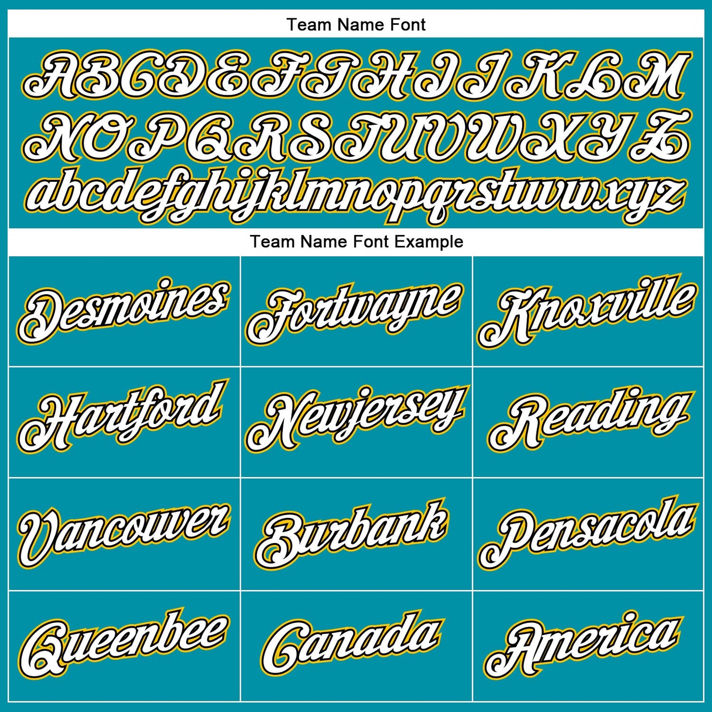 Custom Teal White-Gold Authentic Throwback Basketball Jersey view 3
