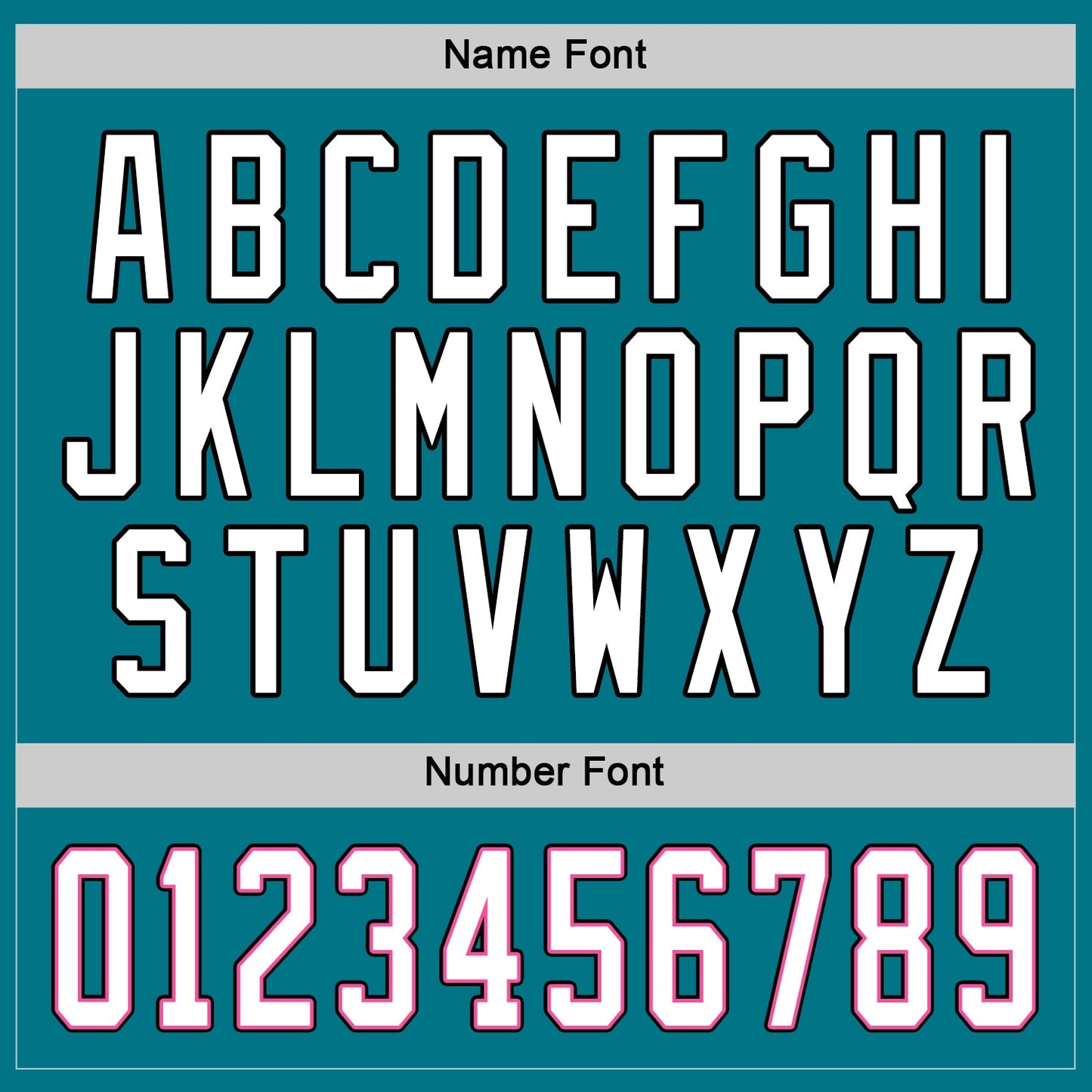 Custom Teal White-Black Hockey Jersey view 3