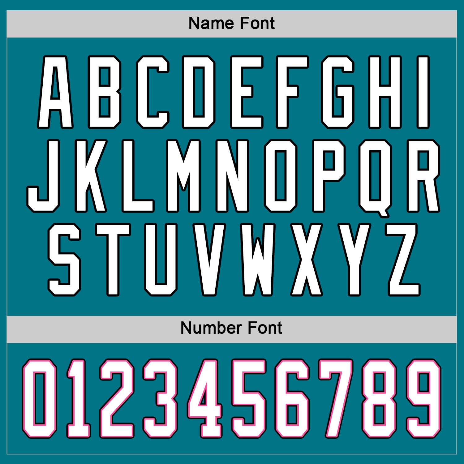 Custom Teal White-Black Hockey Jersey view 3