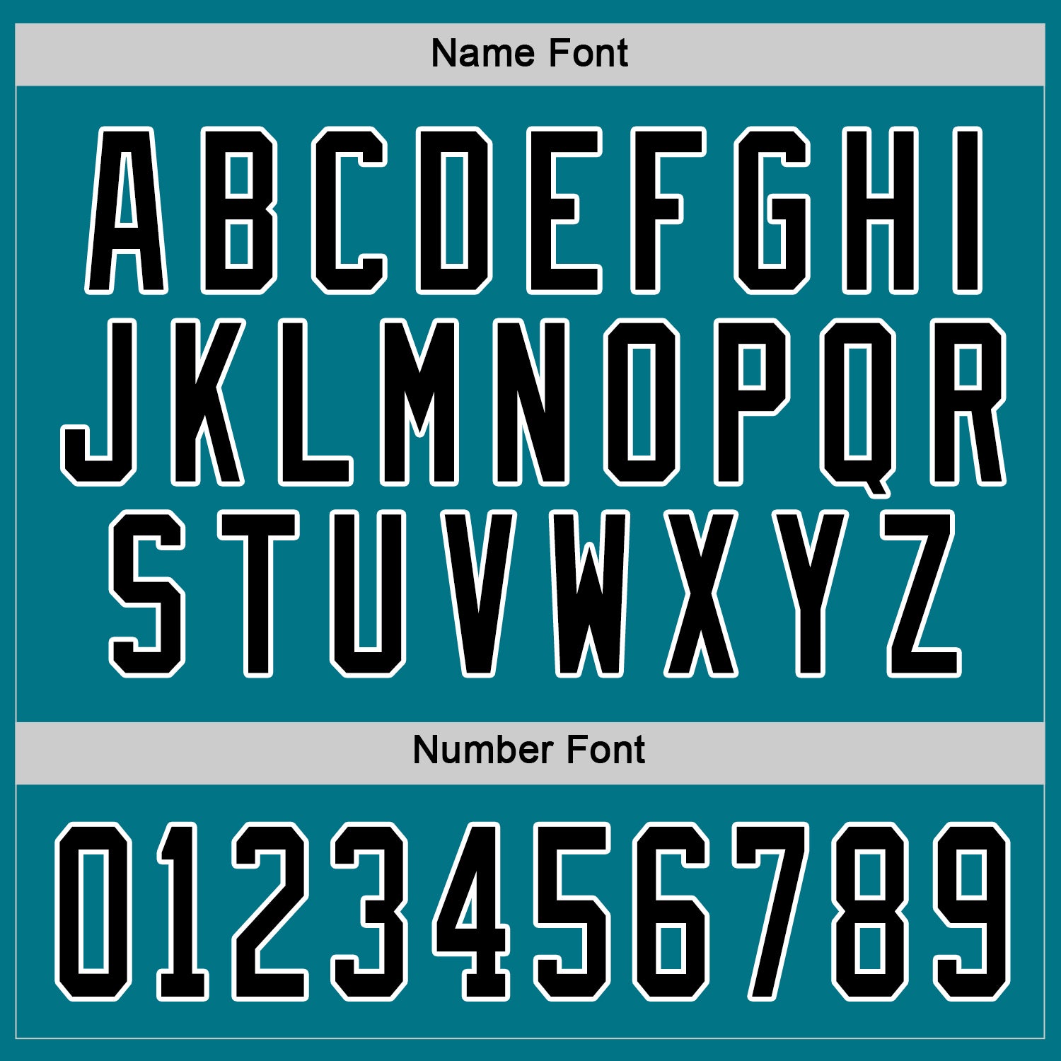 Custom Teal Black-White Hockey Jersey view 4