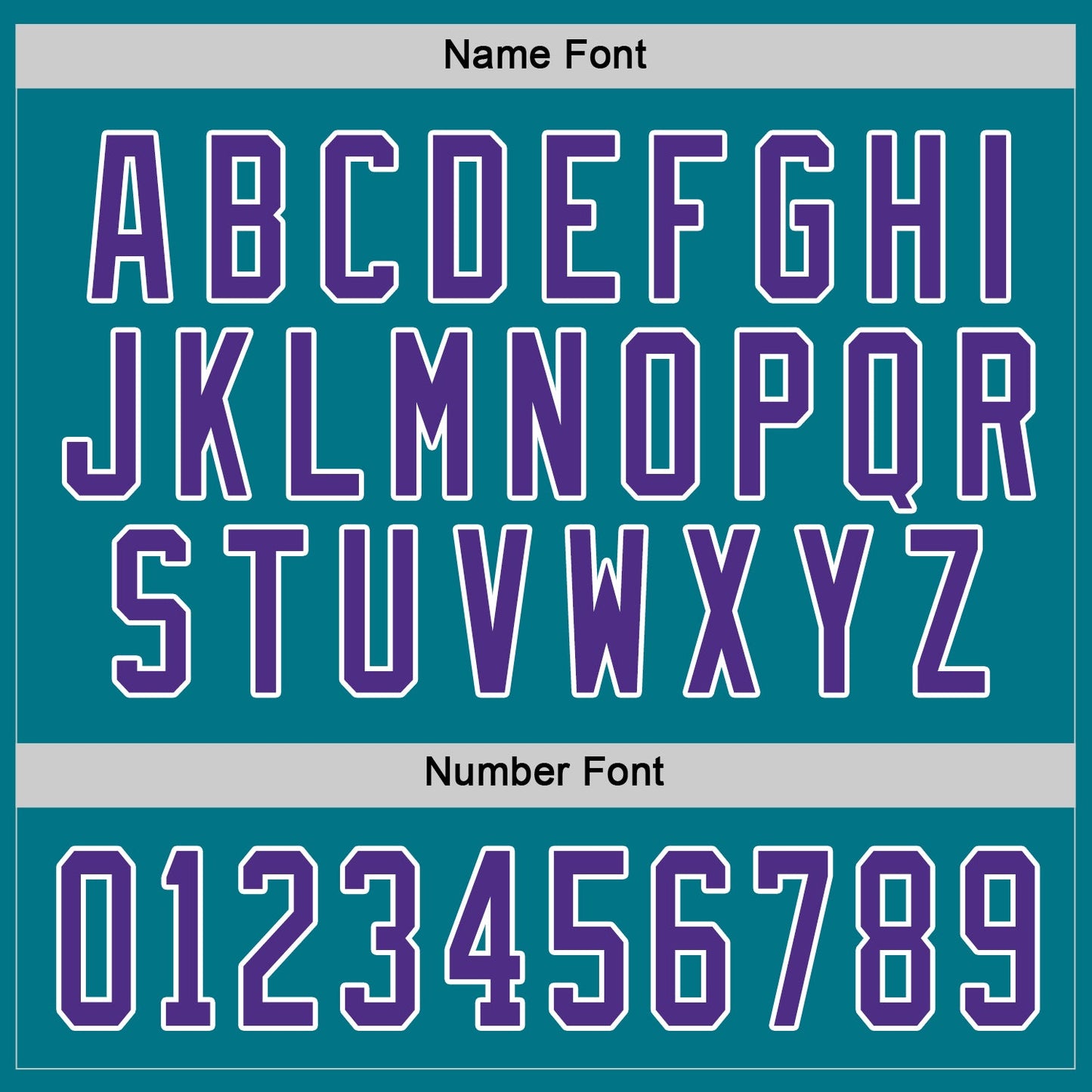 Custom Teal Purple-White Hockey Jersey view 4