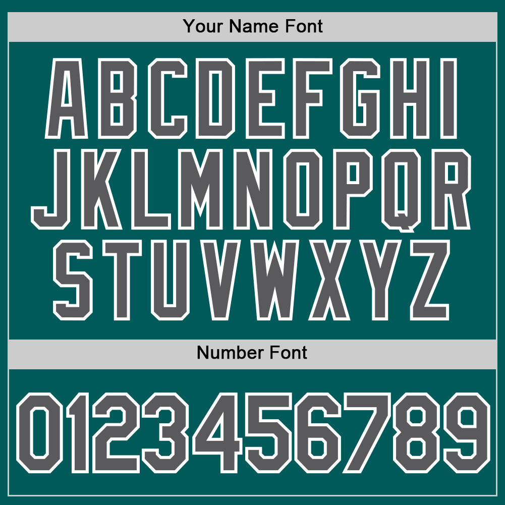 Custom Teal Steel Gray-White Performance T-Shirt view 4