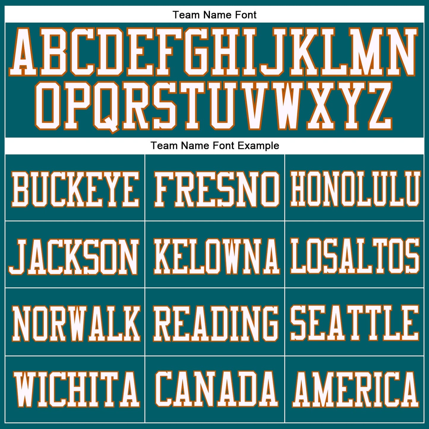 Custom Teal Texas Orange-White Mesh Authentic Football Jersey view 3