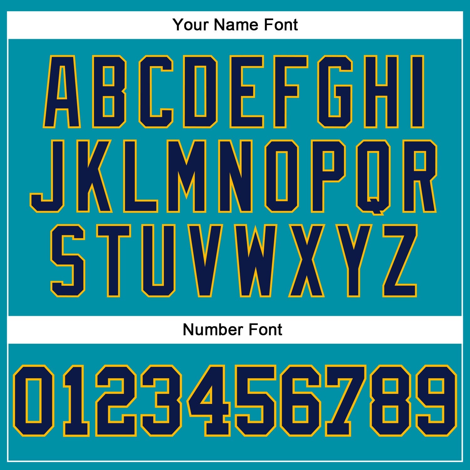 Custom Teal Navy-Gold Authentic Throwback Basketball Jersey view 4