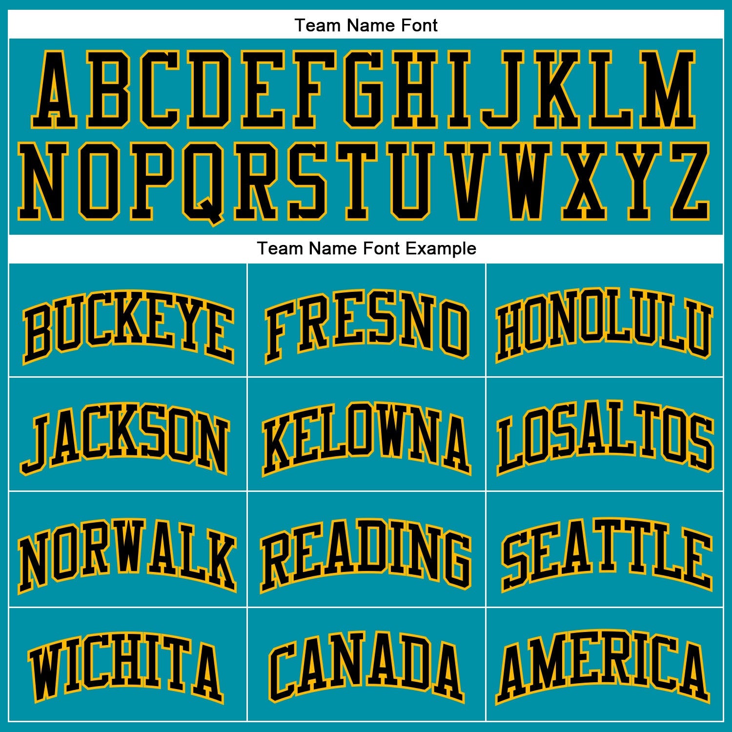 Custom Teal Black-Gold Authentic Throwback Basketball Jersey view 3