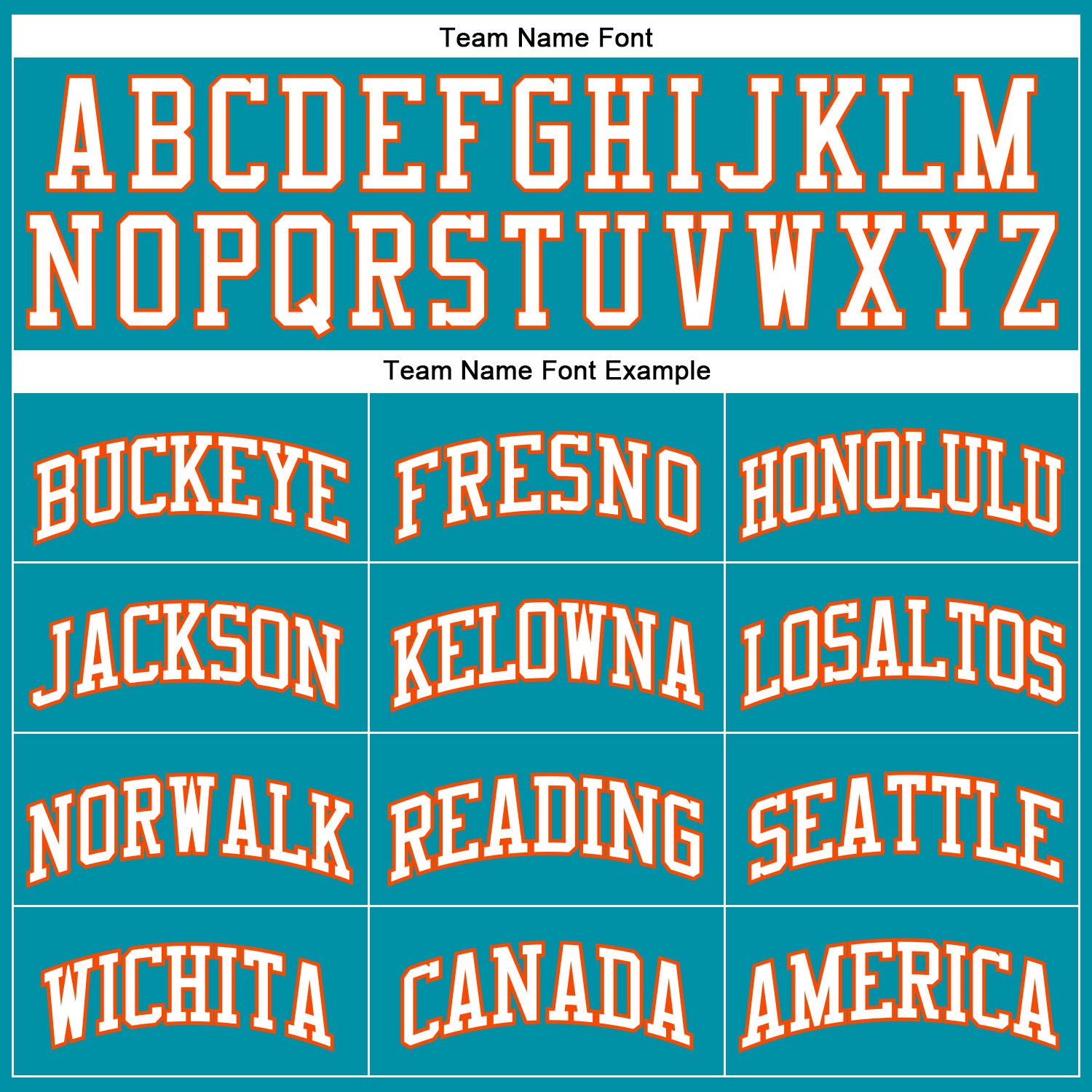 Custom Teal White-Orange Authentic Throwback Basketball Jersey view 3