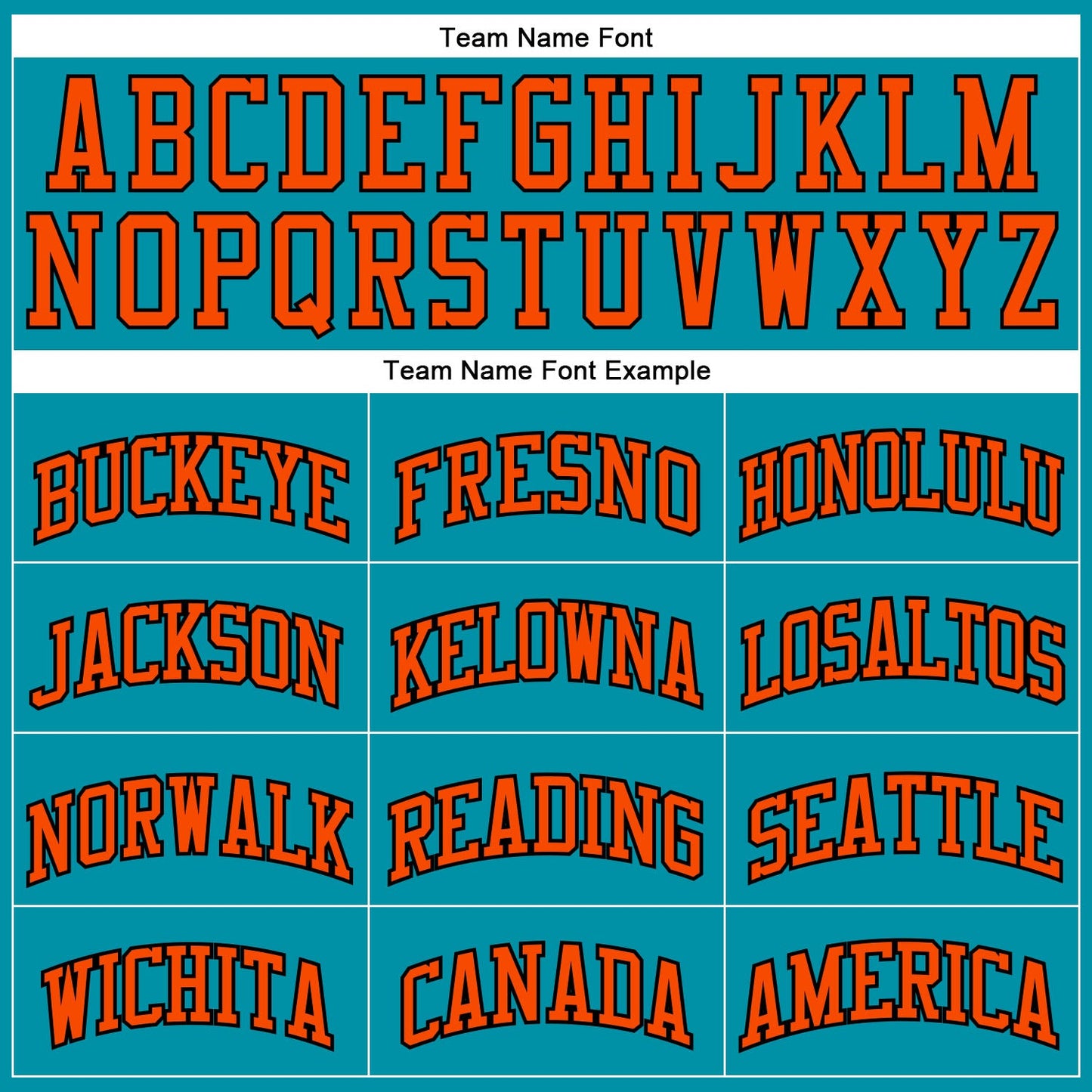 Custom Teal Orange-Black Authentic Throwback Basketball Jersey view 3