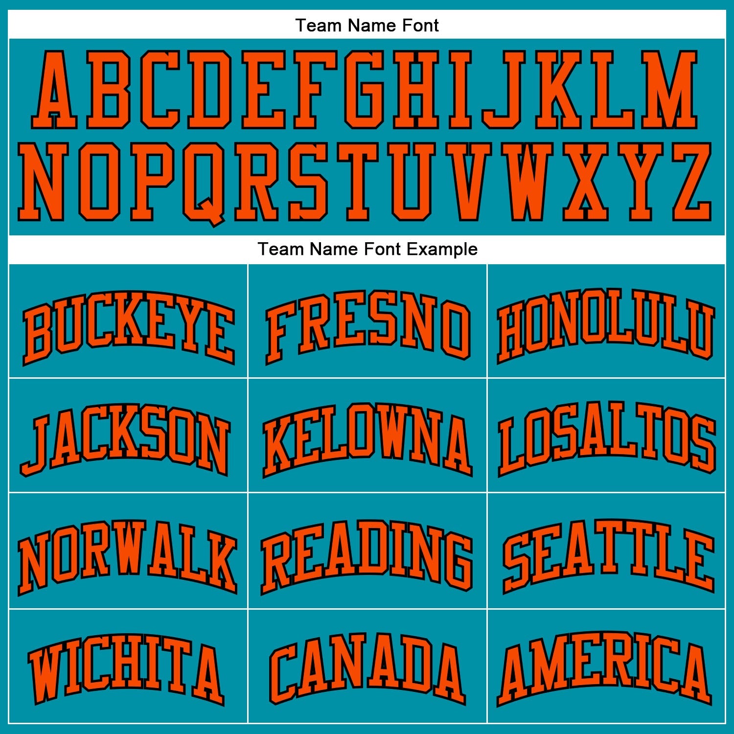 Custom Teal Orange-Black Authentic Throwback Basketball Jersey view 3
