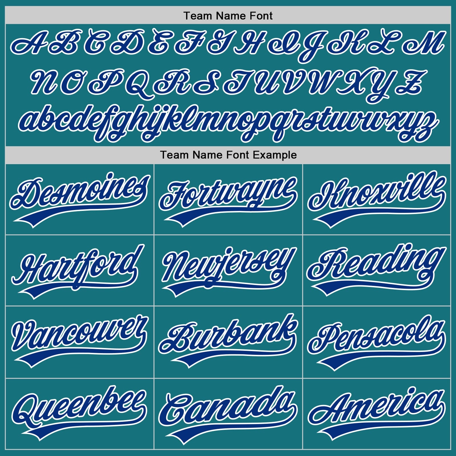 Custom Teal Royal-White Authentic Baseball Jersey view 4