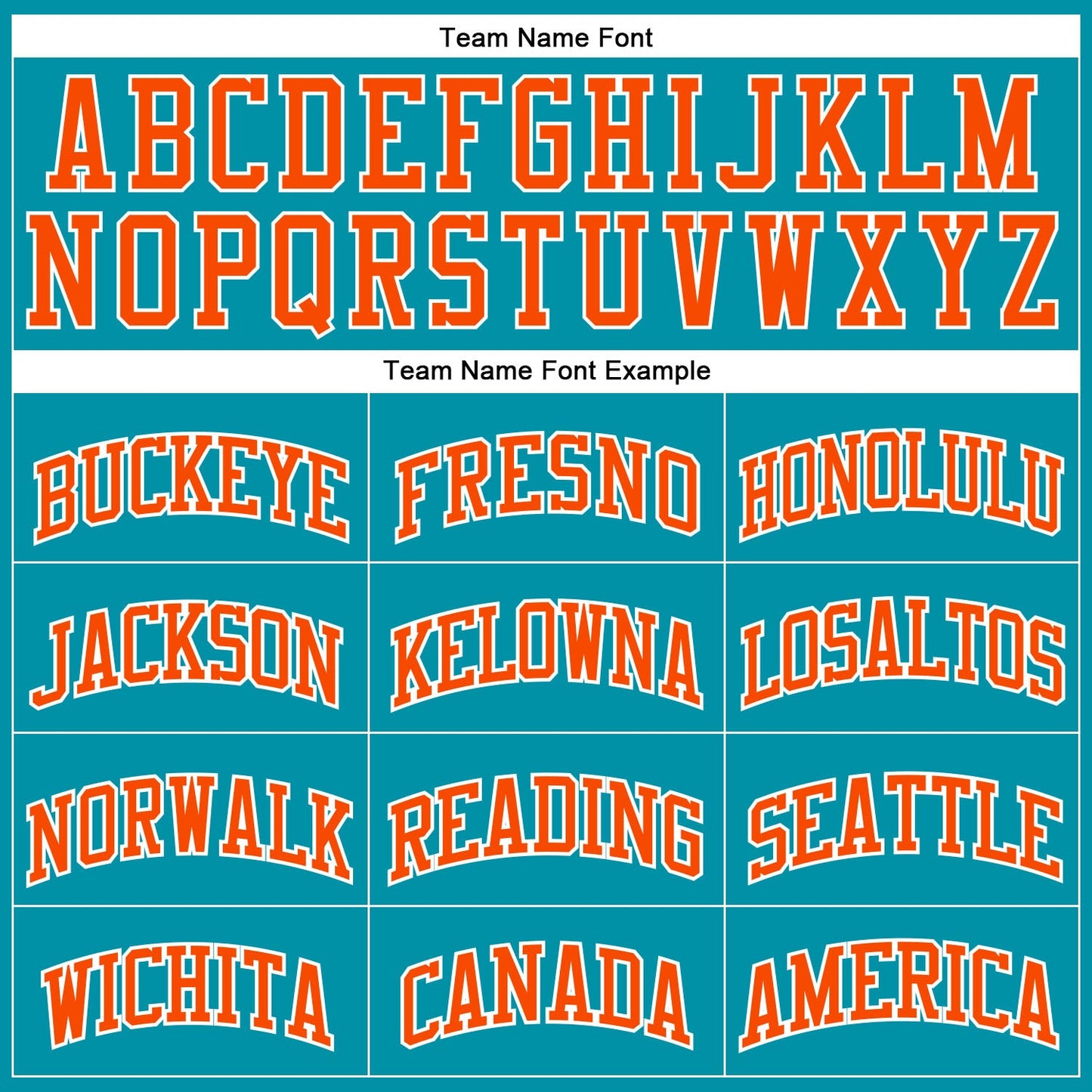 Custom Teal White Pinstripe Orange Authentic Basketball Jersey view 3