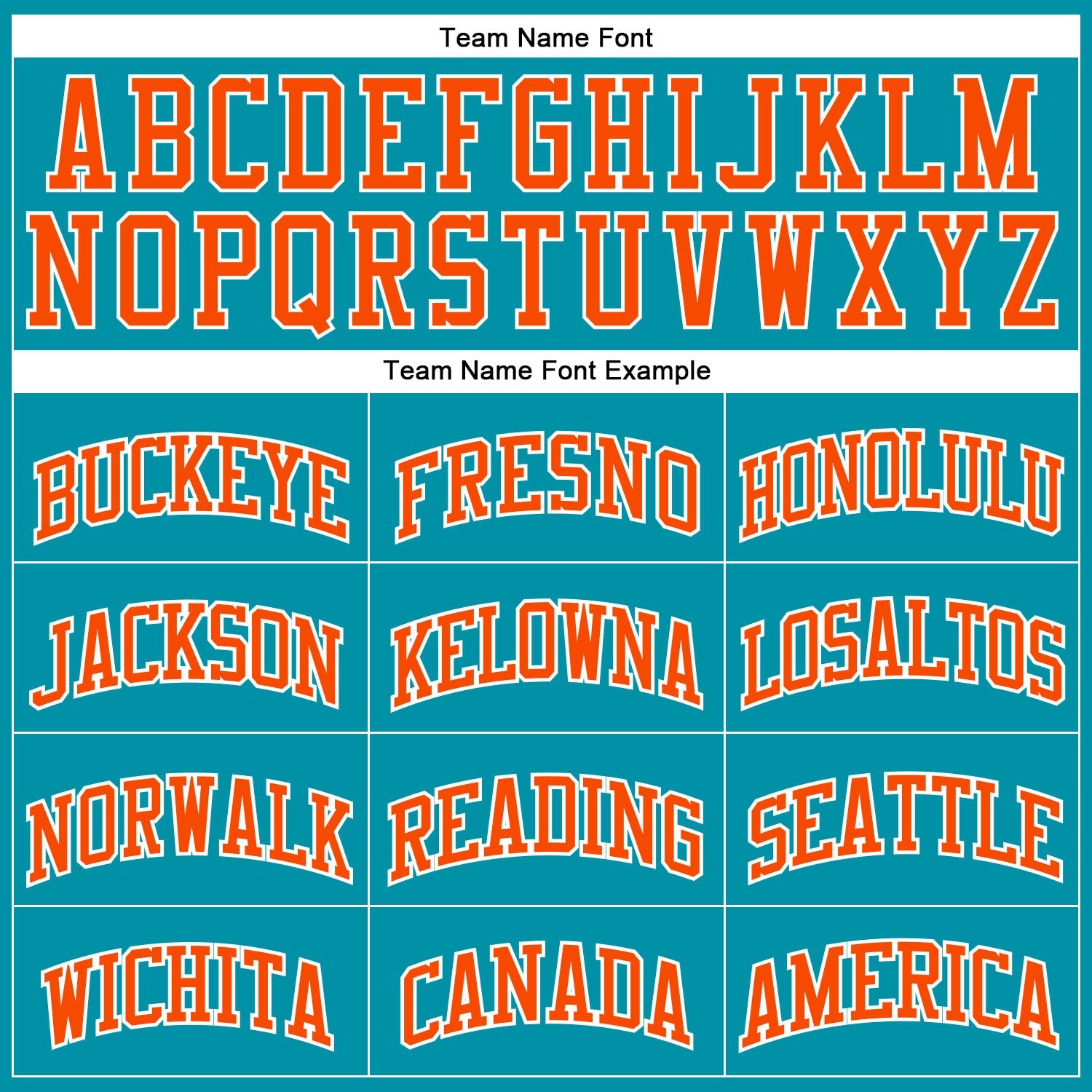 Custom Teal White Pinstripe Orange Authentic Basketball Jersey view 3