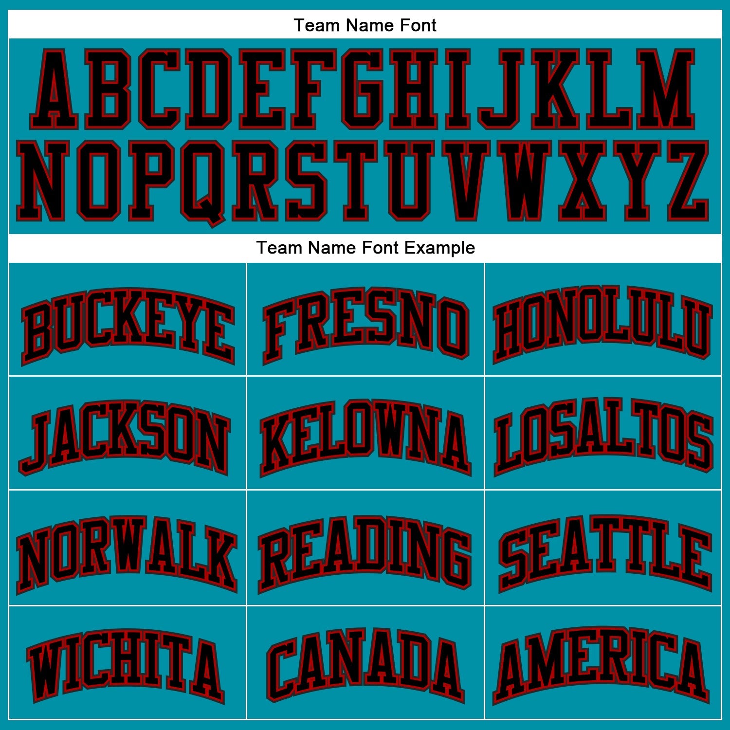 Custom Teal Black-Red Authentic Throwback Basketball Jersey view 3