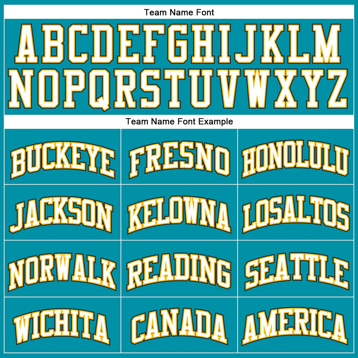 Custom Teal White Gold-Black Authentic Throwback Basketball Jersey view 3