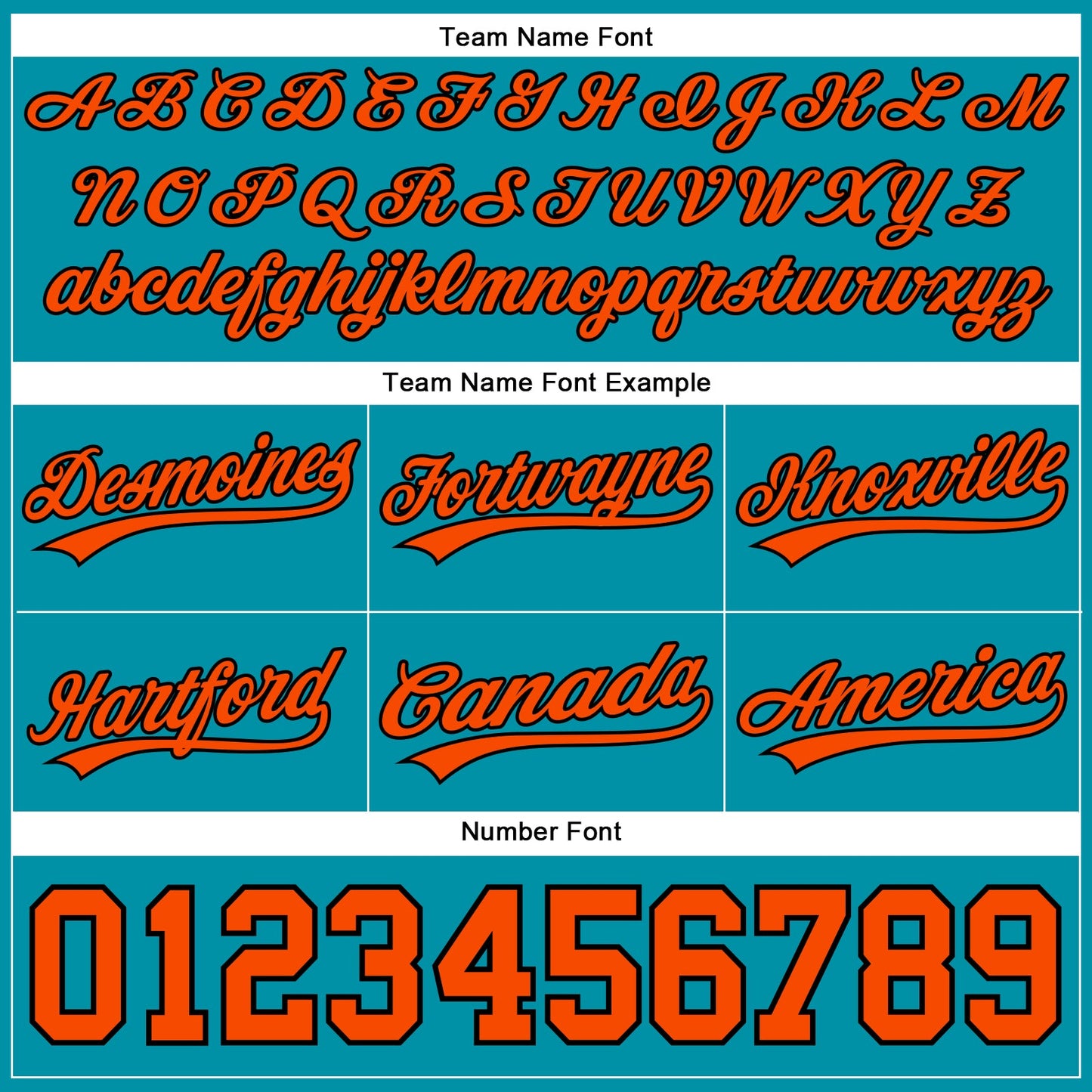 Custom Teal Orange-Black Authentic Throwback Basketball Shorts view 3