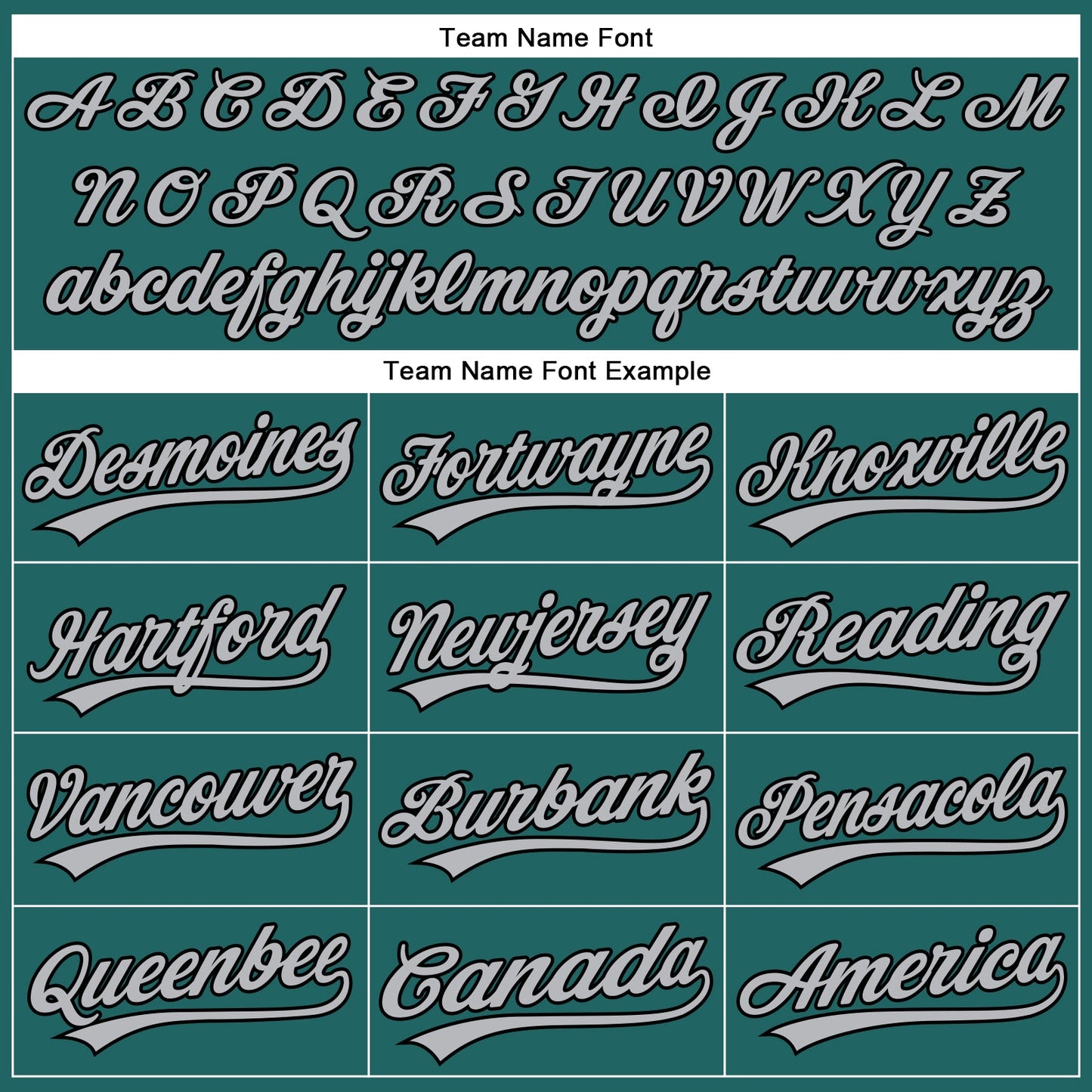 Custom Teal Gray Pinstripe Black Authentic Baseball Jersey view 4