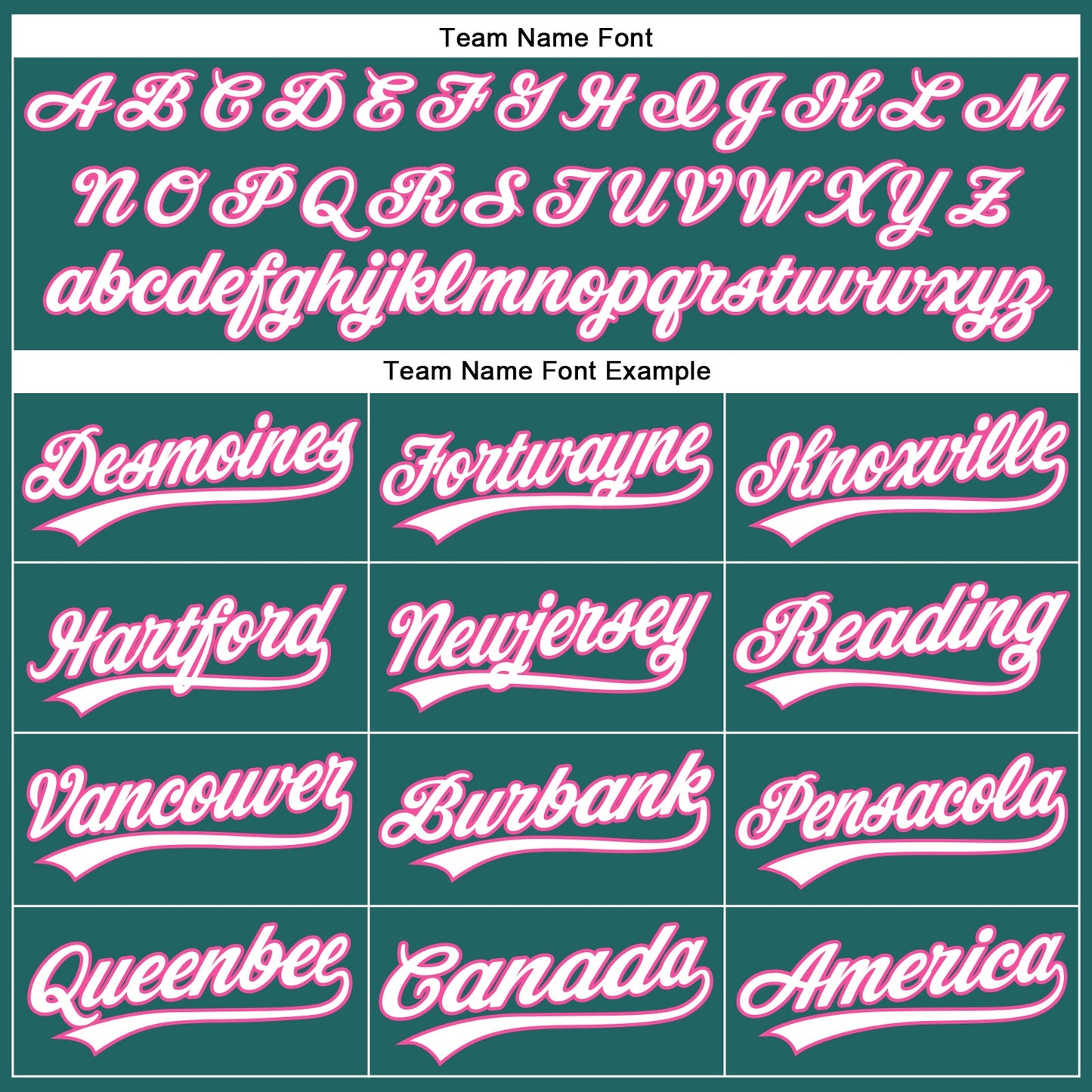 Custom Teal White Pinstripe Pink Authentic Baseball Jersey view 4