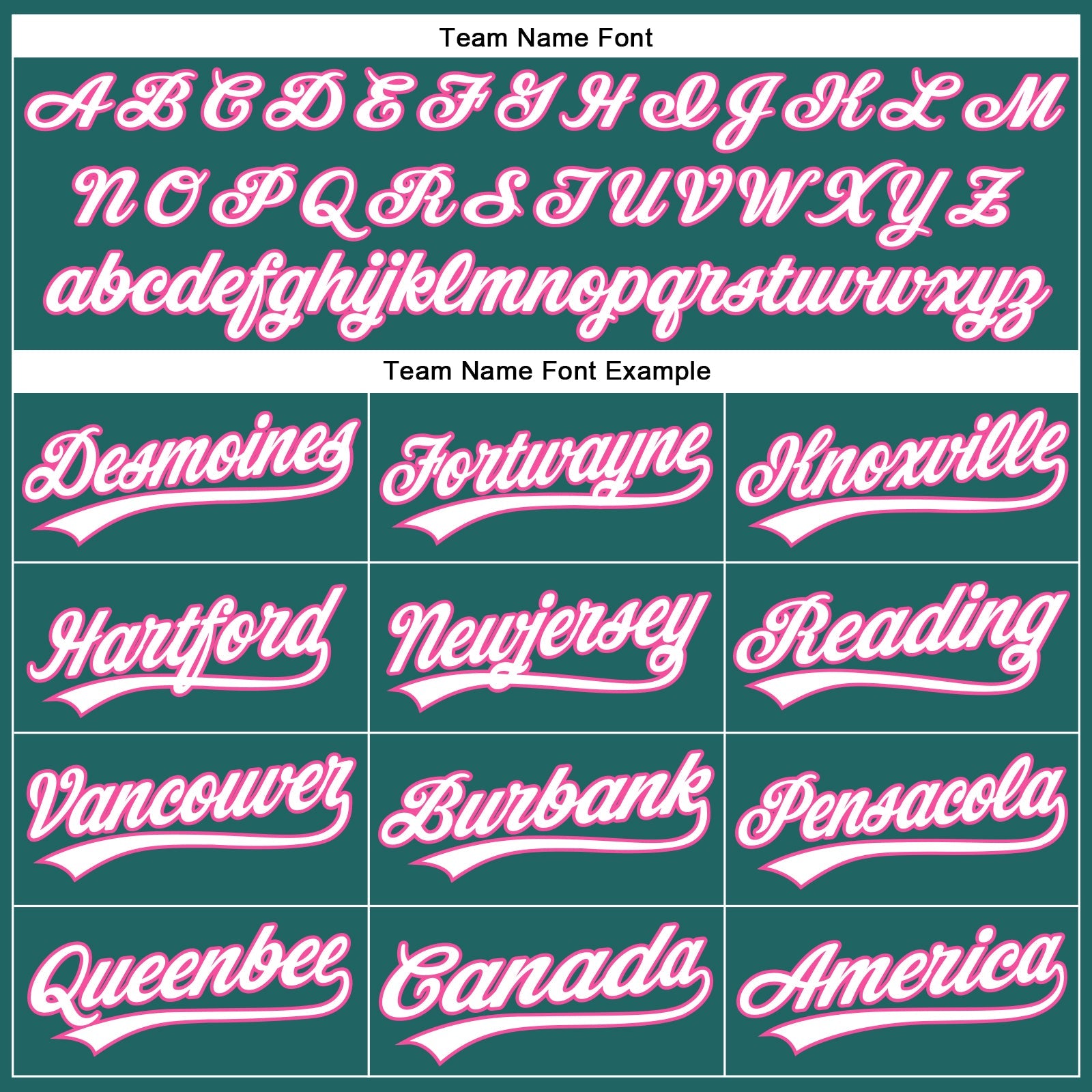 Custom Teal White Pinstripe Pink Authentic Baseball Jersey view 4