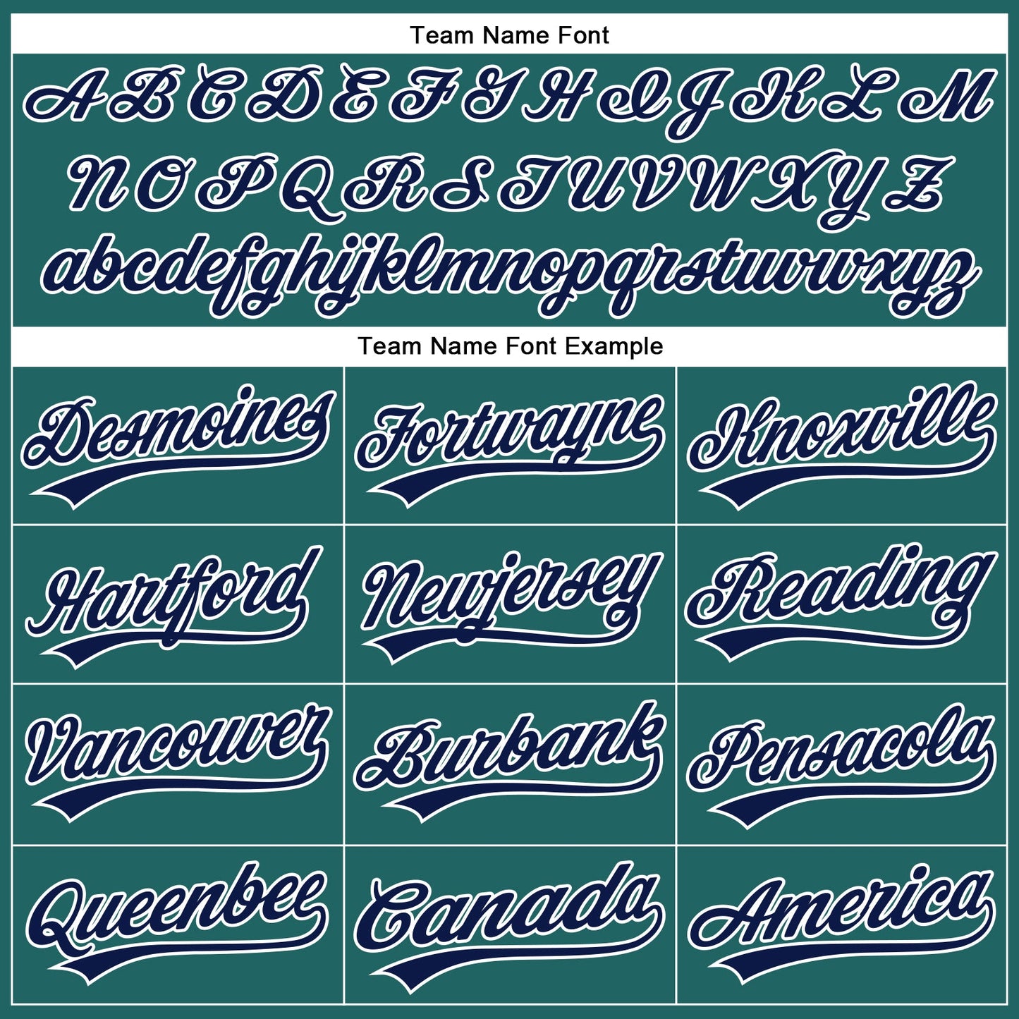Custom Teal White Pinstripe Navy Authentic Baseball Jersey view 4
