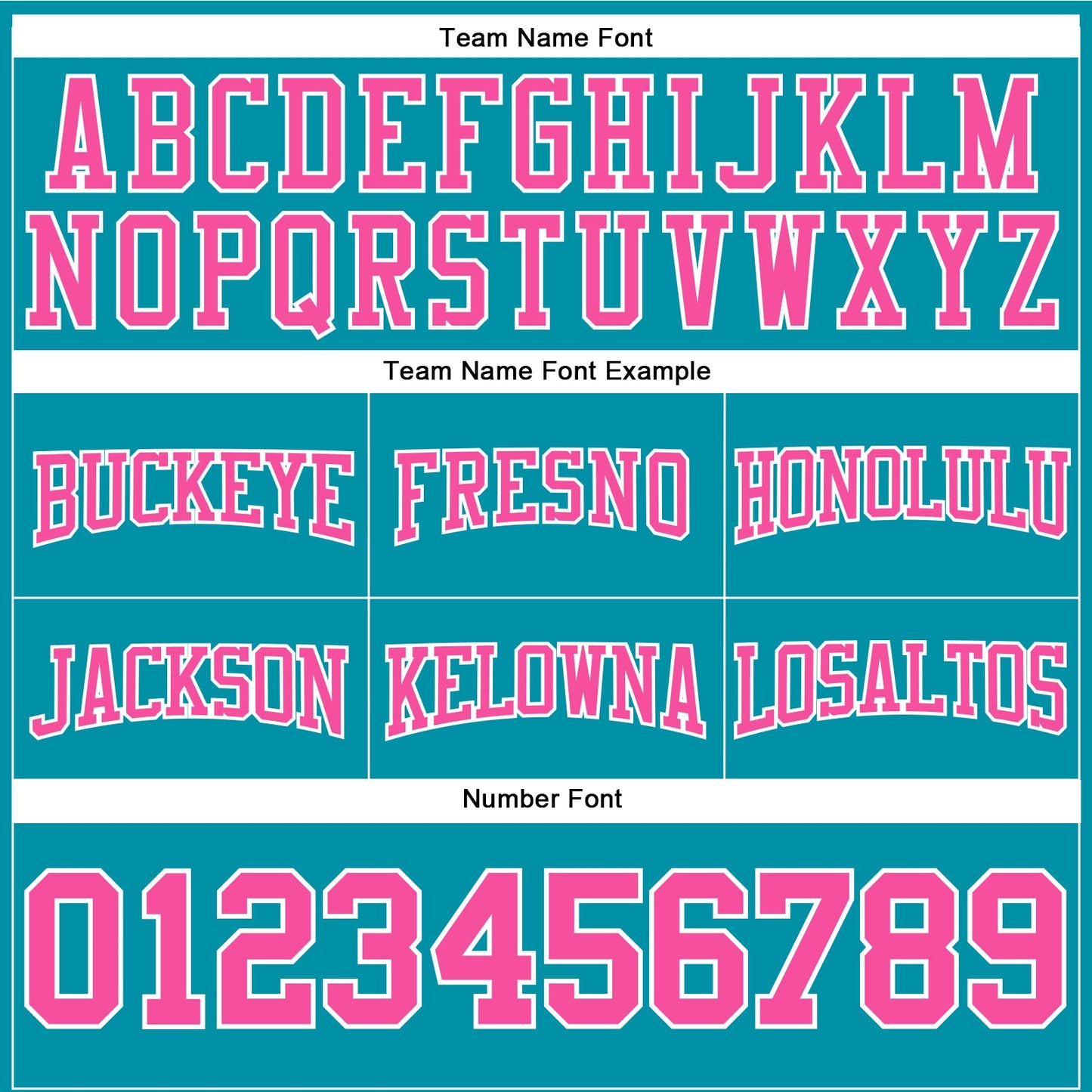 Custom Stitched Teal Pink-White Football Pullover Sweatshirt Hoodie view 3