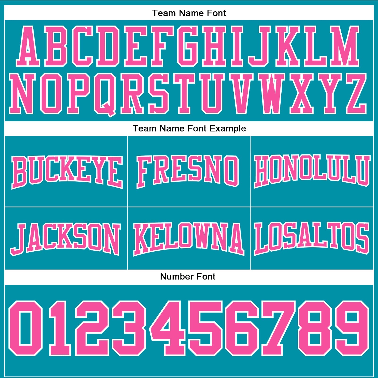 Custom Stitched Teal Pink-White Football Pullover Sweatshirt Hoodie view 3
