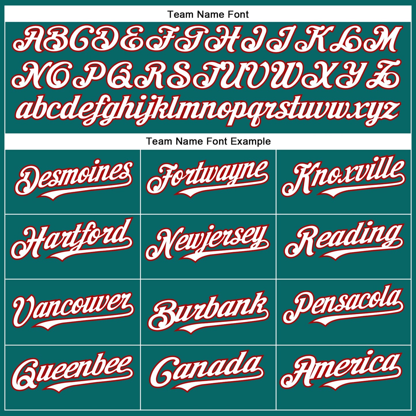 Custom Teal White-Red Authentic Baseball Jersey view 4