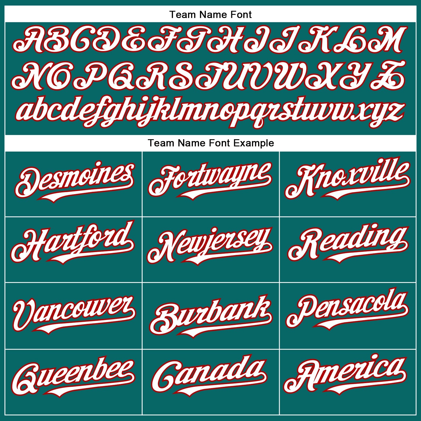 Custom Teal White-Red Authentic Baseball Jersey view 4