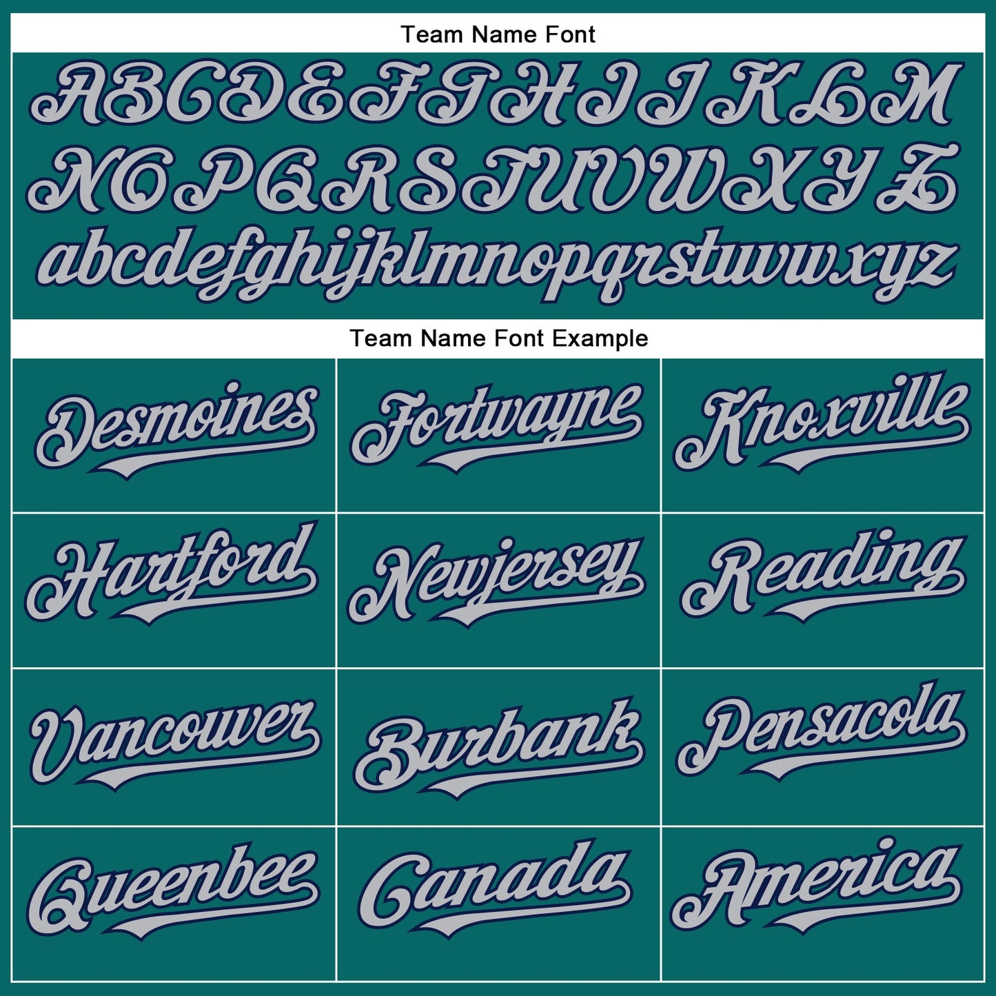 Custom Teal Gray-Navy Authentic Baseball Jersey view 4
