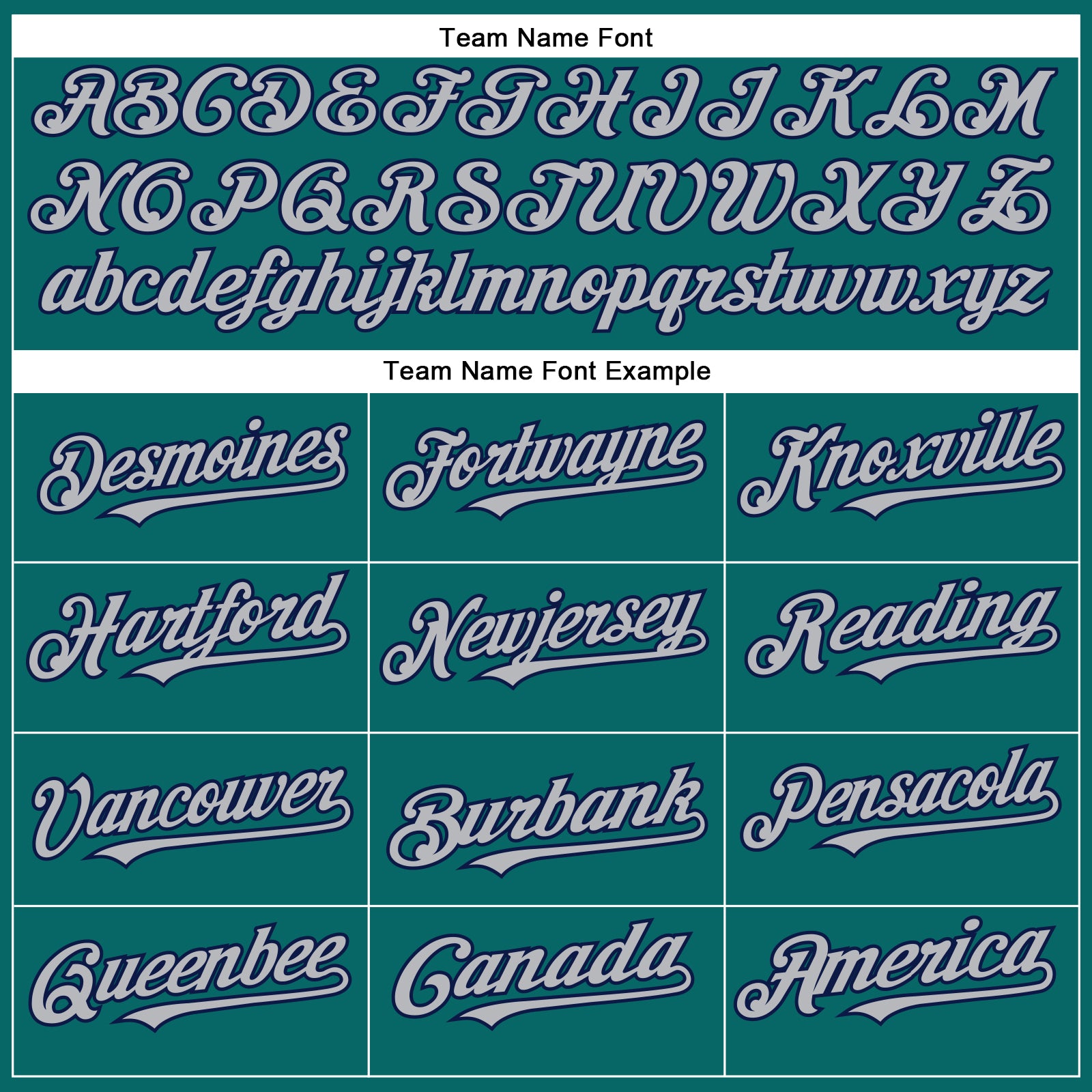 Custom Teal Gray-Navy Authentic Baseball Jersey view 4