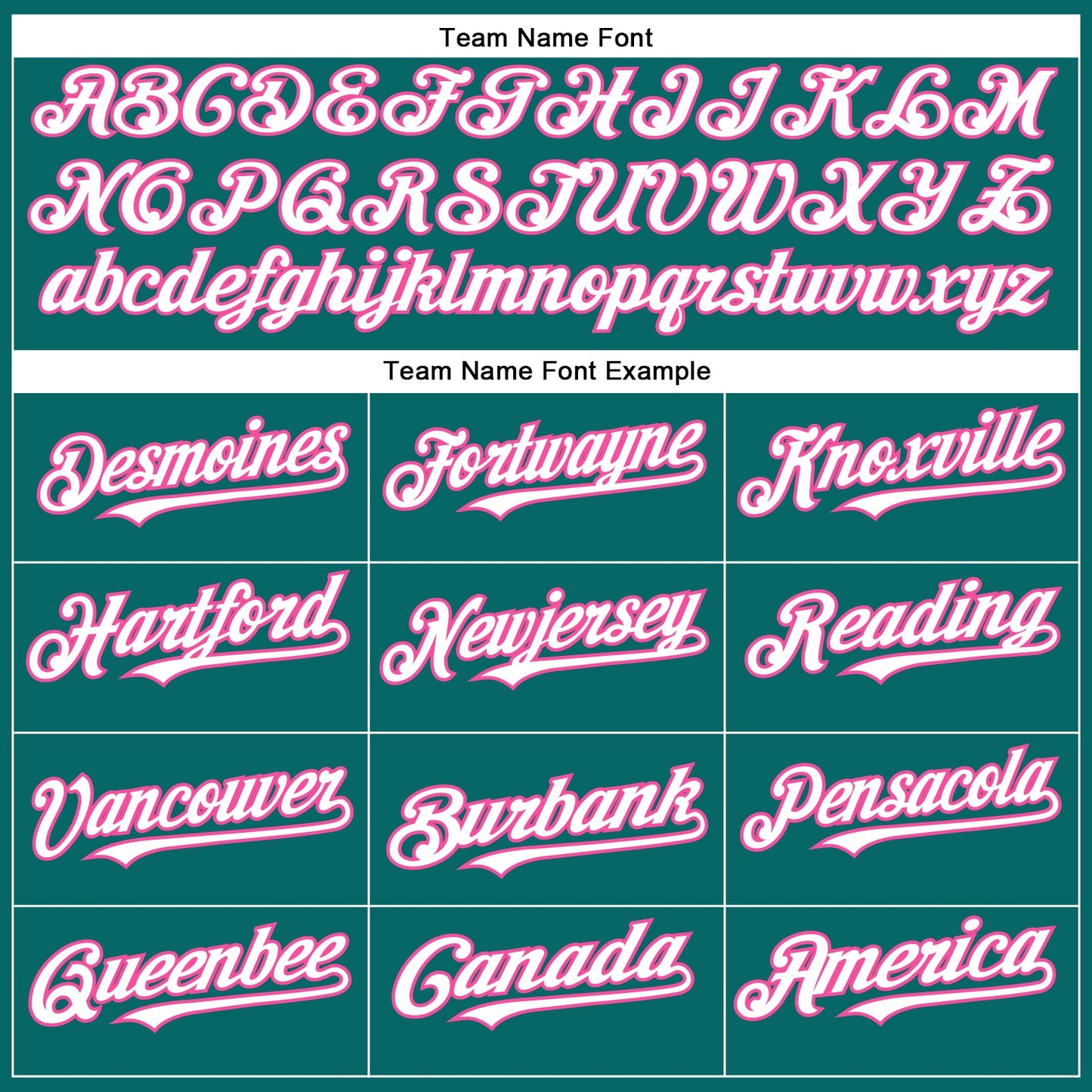 Custom Teal White-Pink Authentic Baseball Jersey view 4
