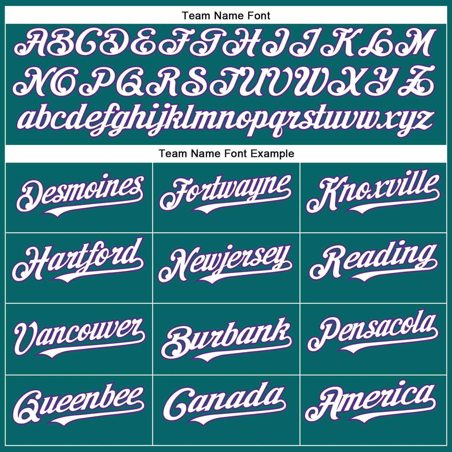 Custom Teal White-Purple Authentic Baseball Jersey view 4