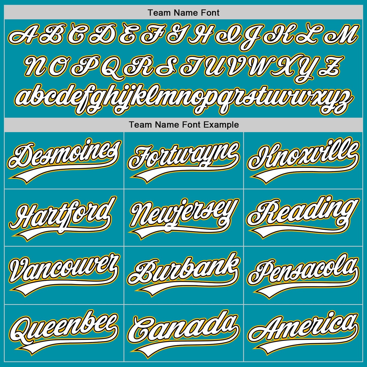 Custom Teal Black-Gold Authentic Throwback Baseball Jersey view 4