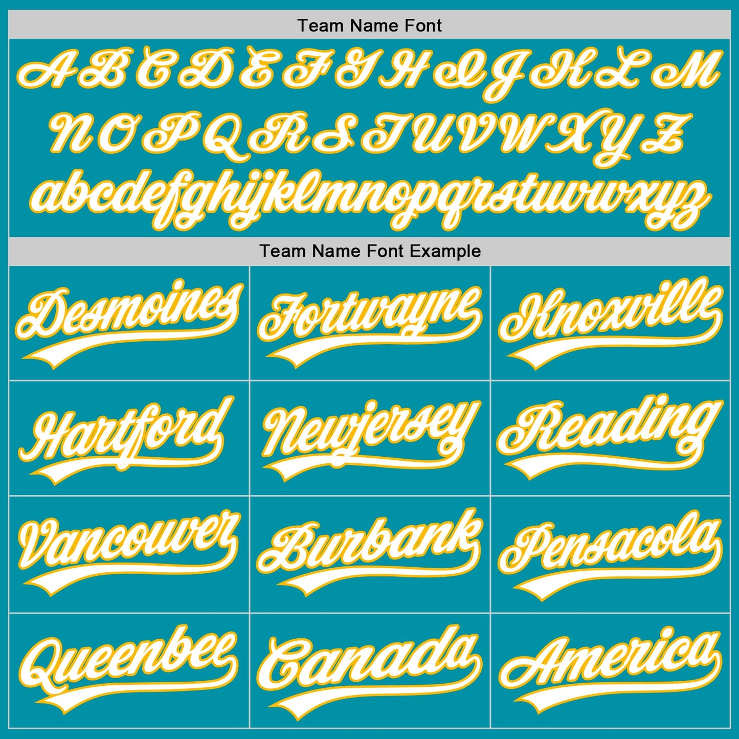 Custom Teal White-Gold Authentic Throwback Baseball Jersey view 4