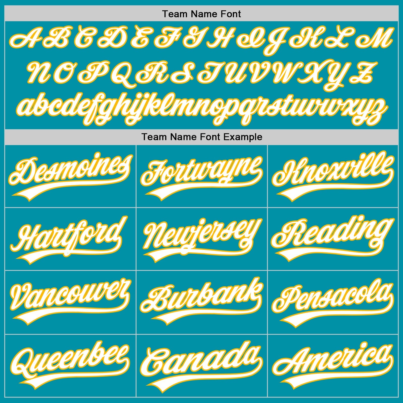 Custom Teal White-Gold Authentic Throwback Baseball Jersey view 4