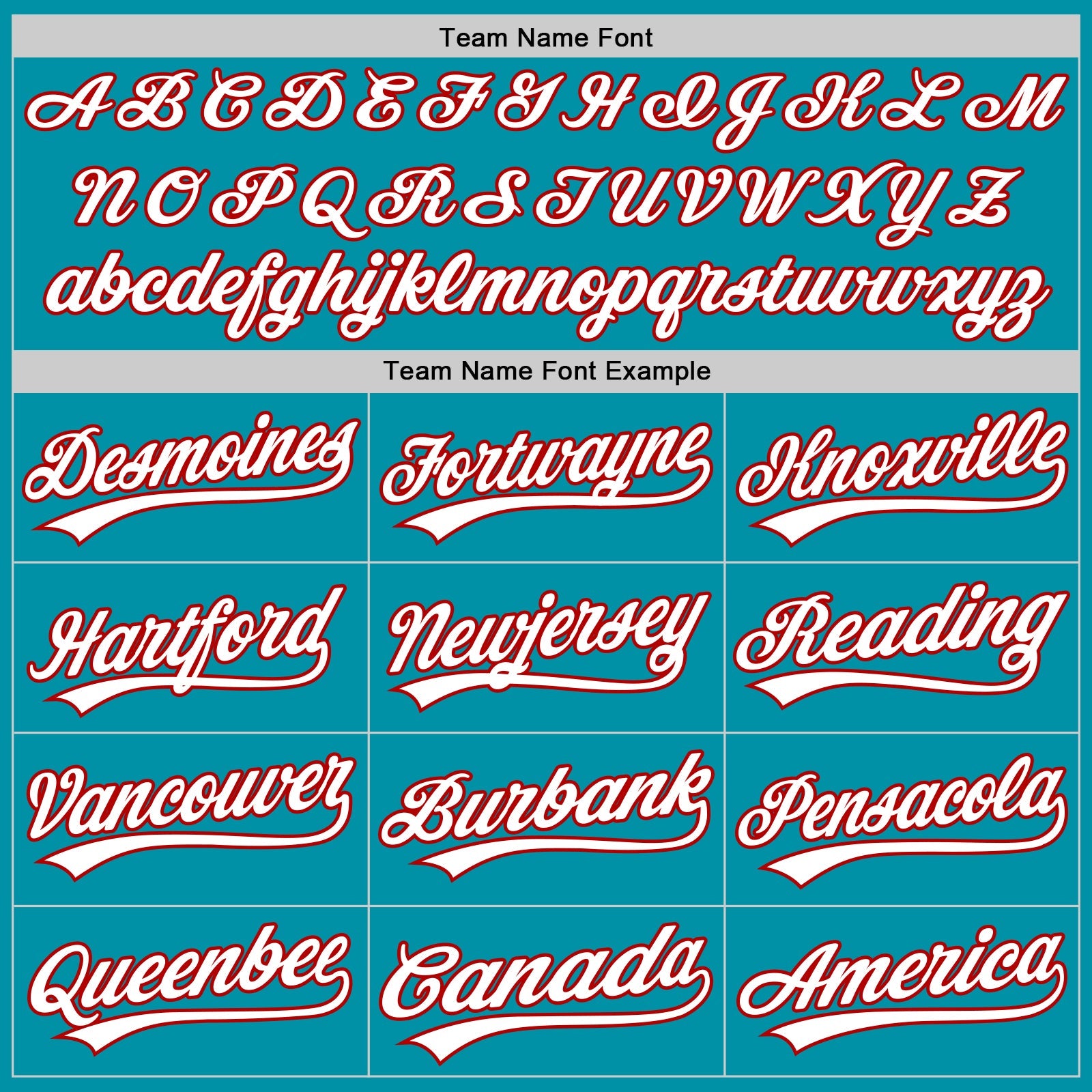 Custom Teal White-Red Authentic Throwback Baseball Jersey view 4