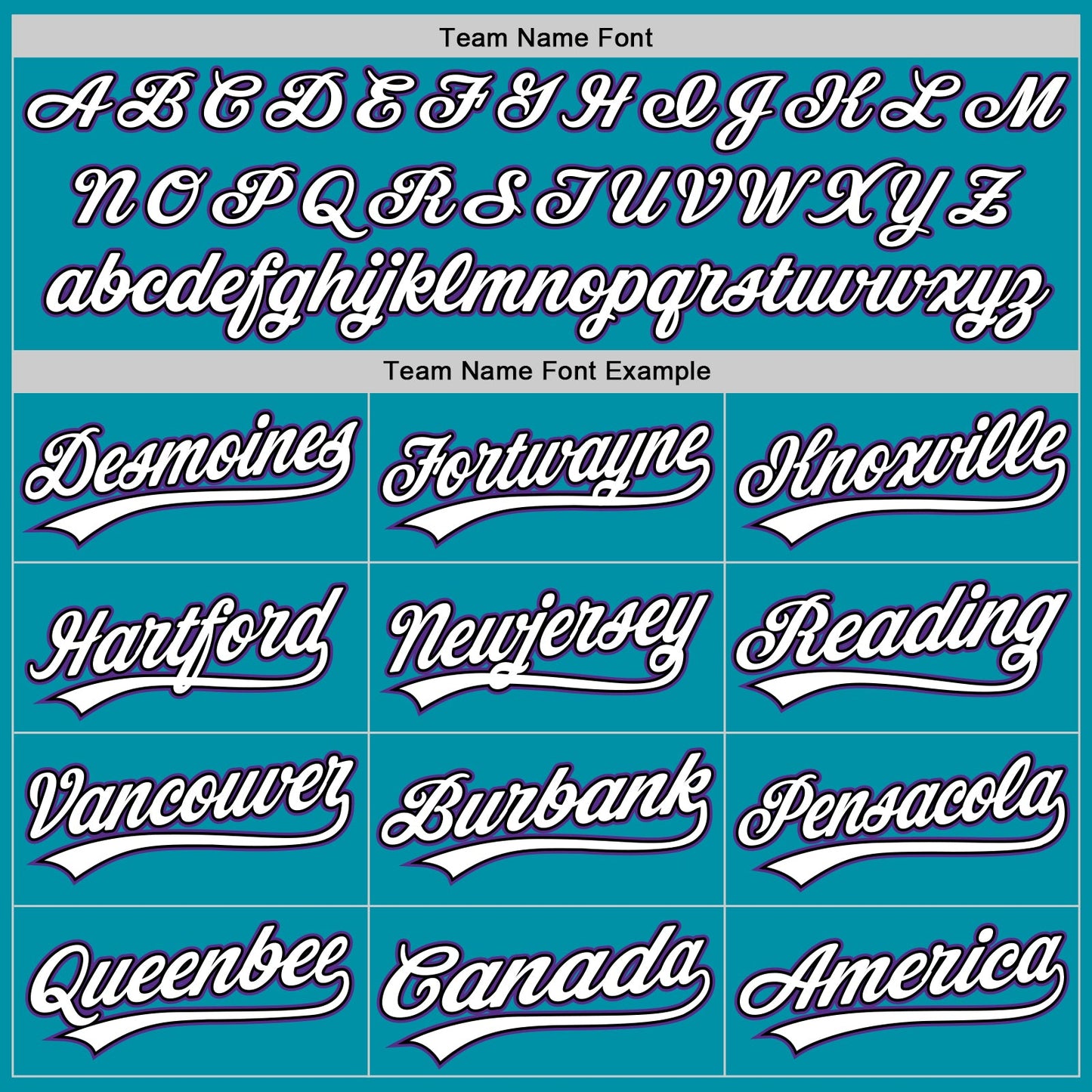 Custom Teal Black-Purple Authentic Throwback Baseball Jersey view 4