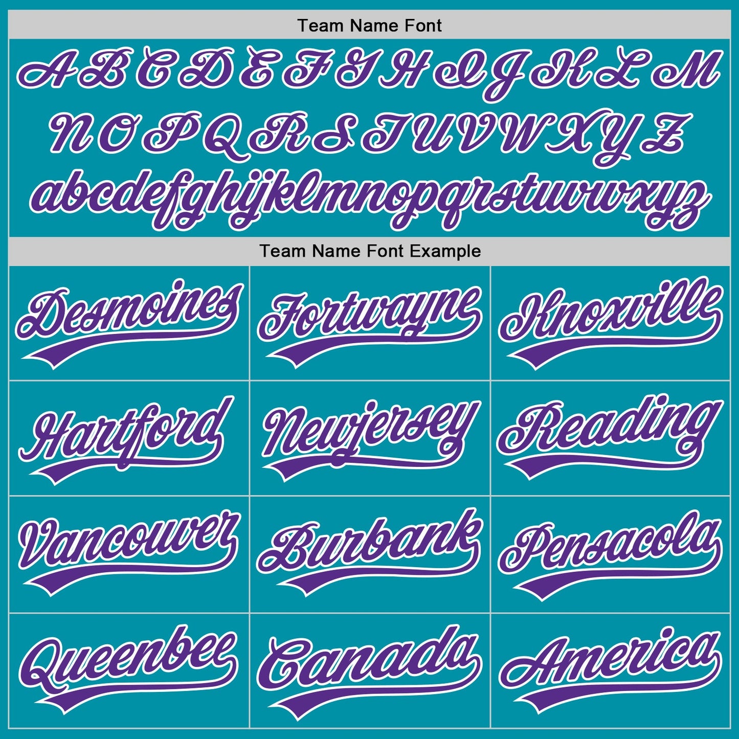 Custom Teal Purple-White Authentic Throwback Baseball Jersey view 4