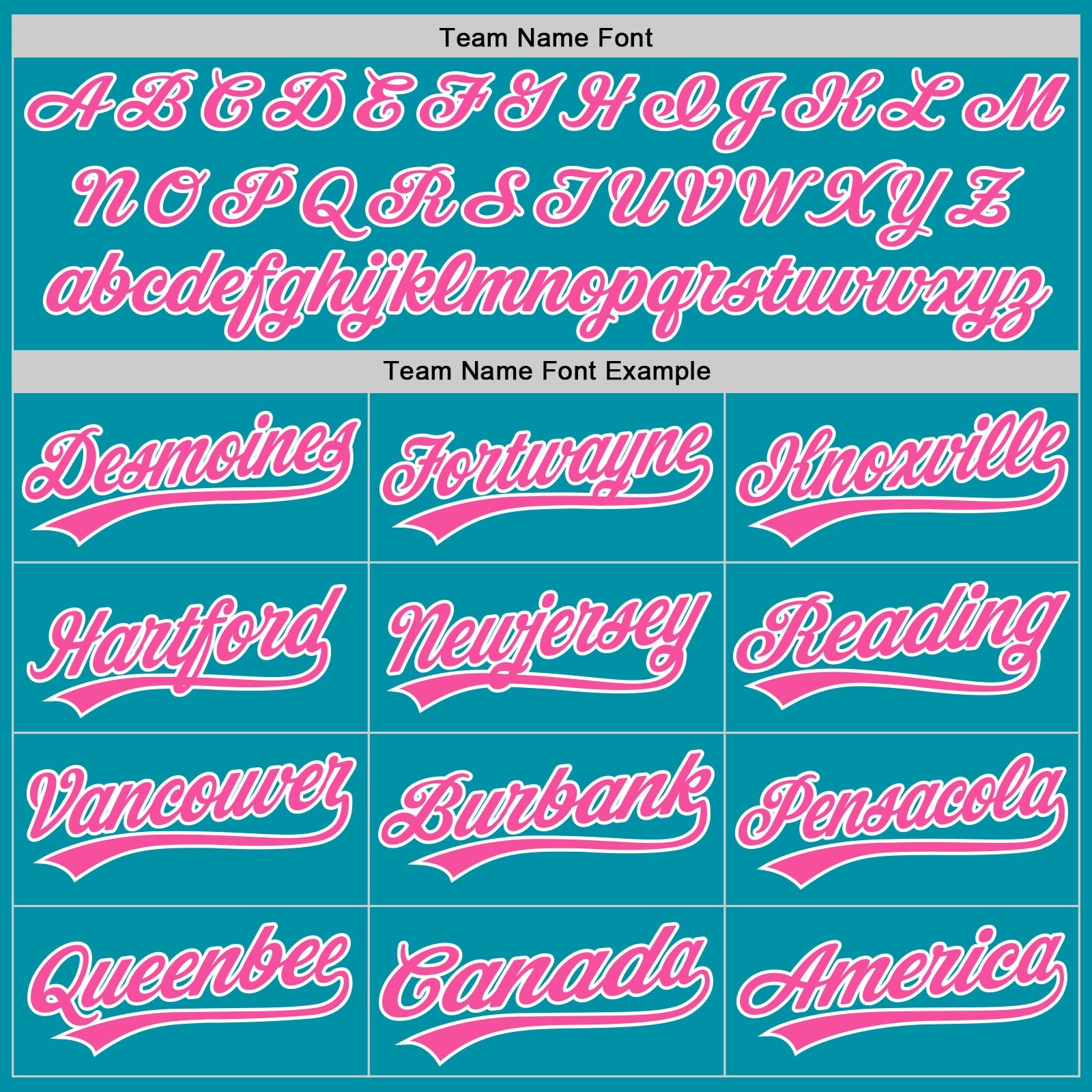 Custom Teal Pink-White Authentic Throwback Baseball Jersey view 4