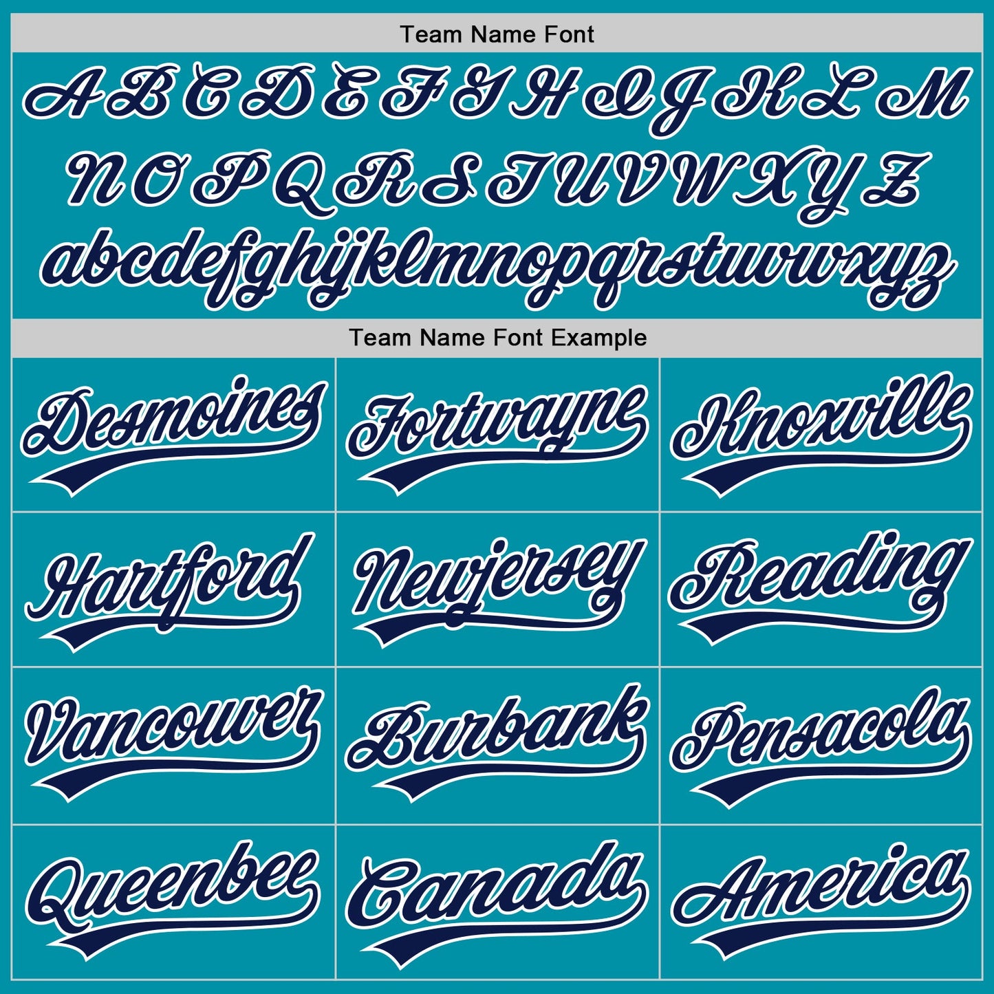 Custom Teal Navy-White Authentic Throwback Baseball Jersey view 4