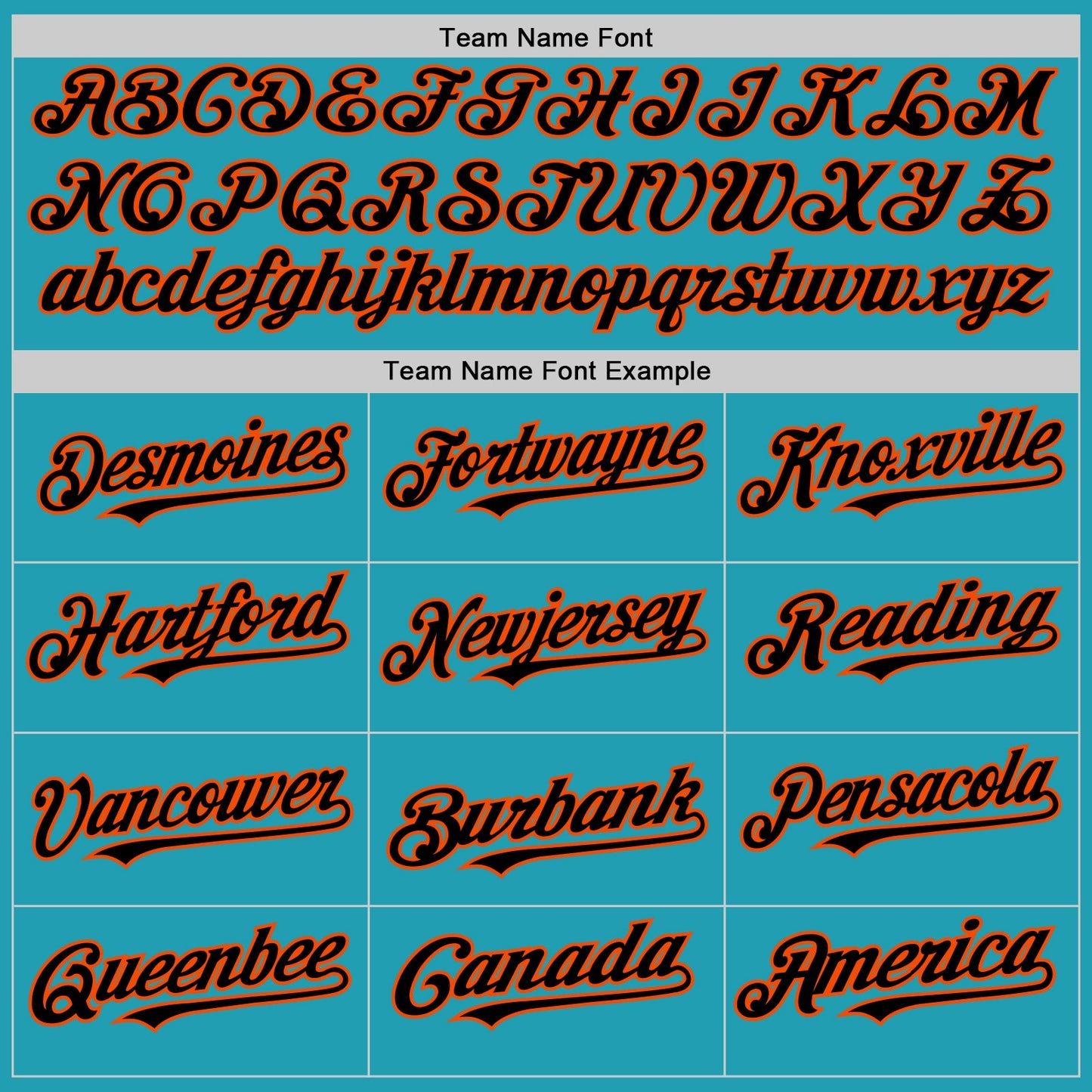 Custom Teal Black-Orange Mesh Authentic Throwback Baseball Jersey view 4