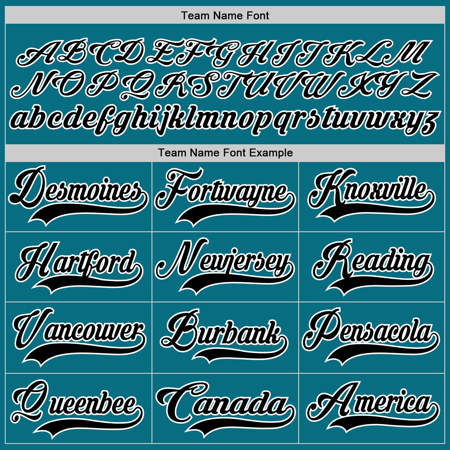 Custom Teal Black-White Hockey Lace Neck Jersey view 4