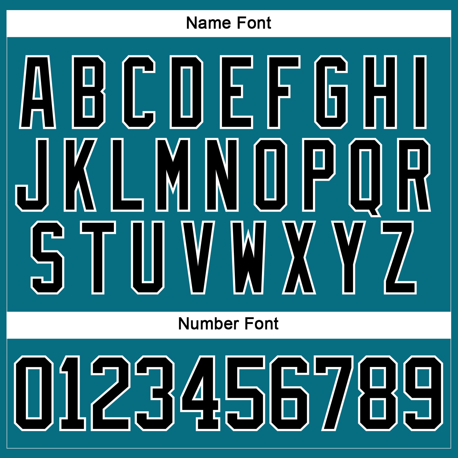 Custom Teal Black-White Hockey Lace Neck Jersey view 5