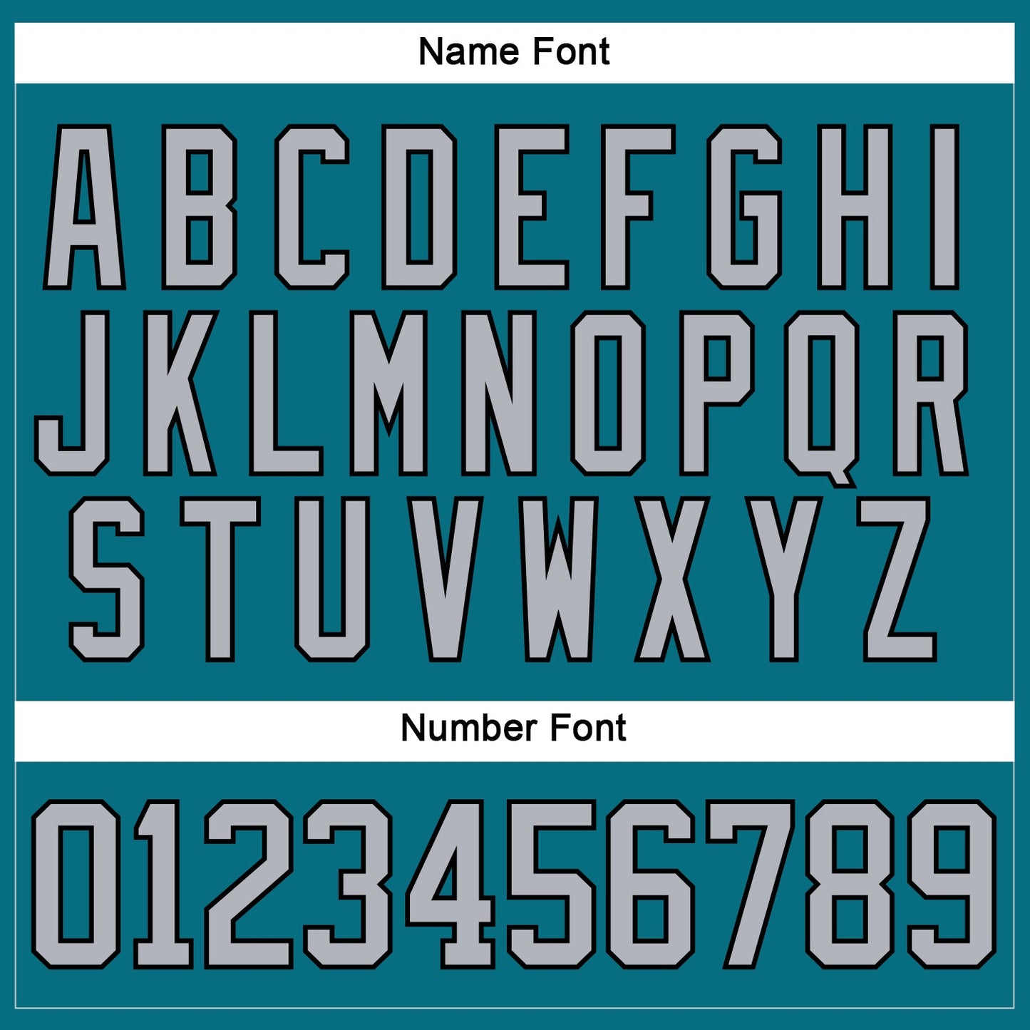Custom Teal Gray-Black Hockey Lace Neck Jersey view 5
