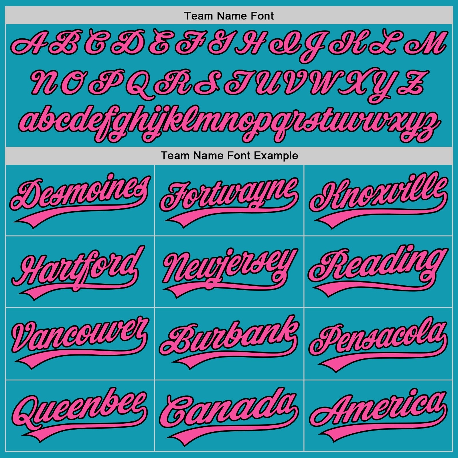 Custom Teal Pink-Black Authentic Throwback Baseball Jersey view 4