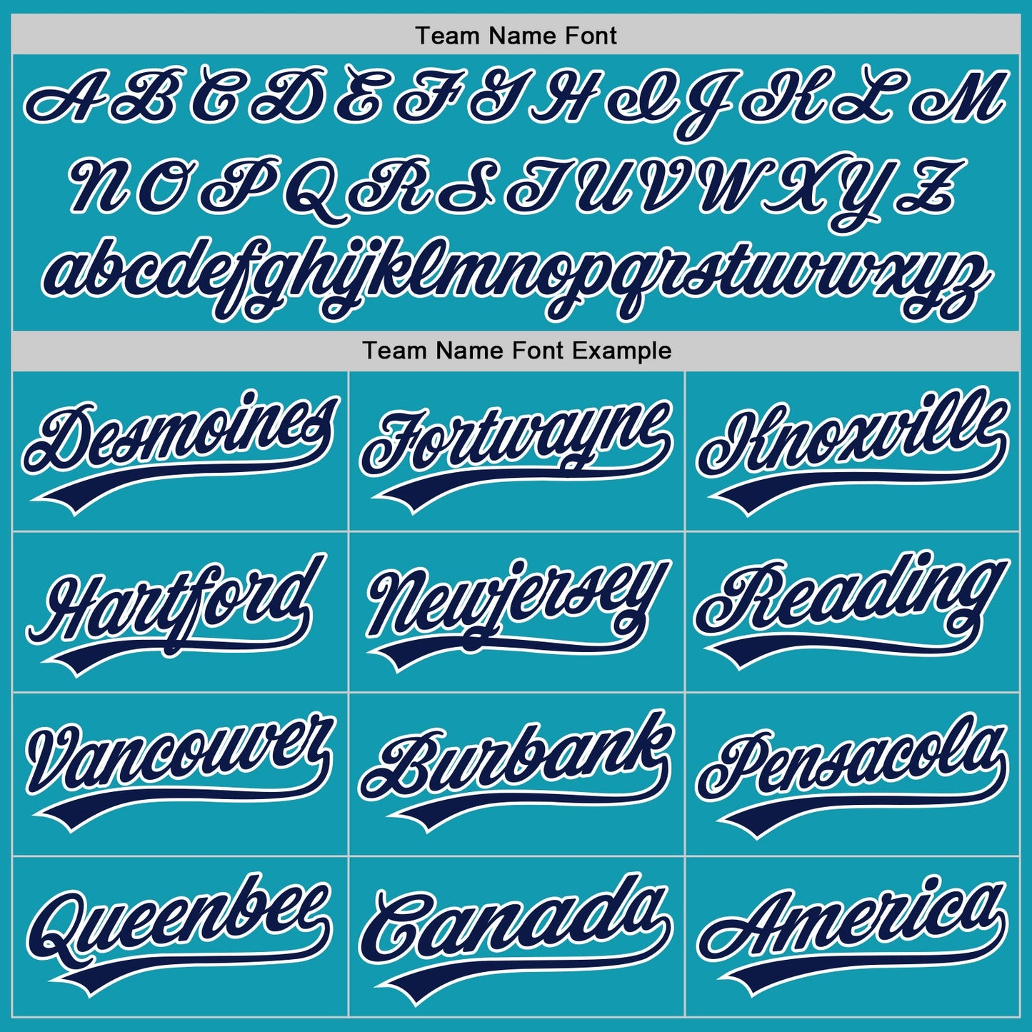Custom Teal Navy-White Authentic Throwback Baseball Jersey view 4
