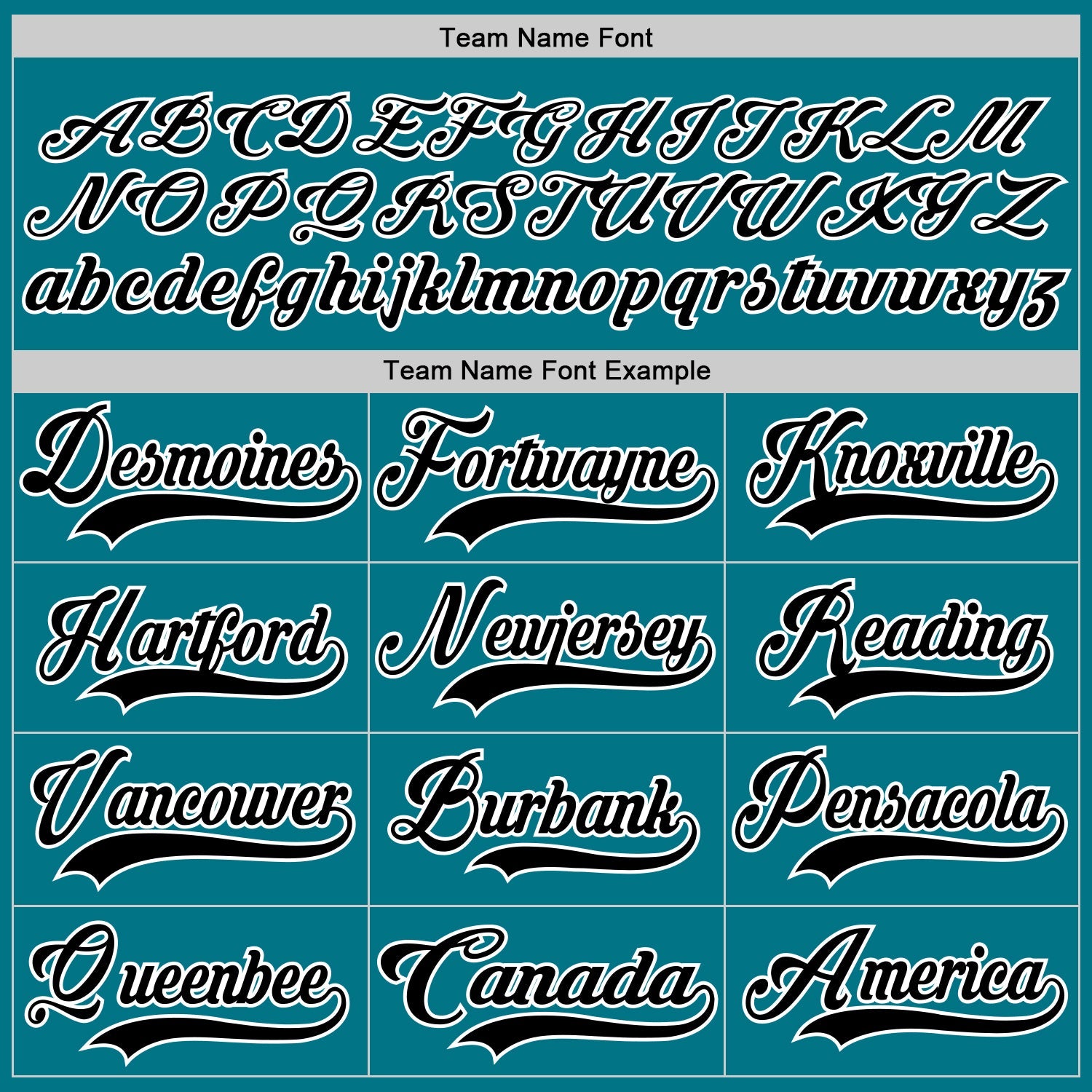 Custom Teal Black-White Hockey Jersey view 4